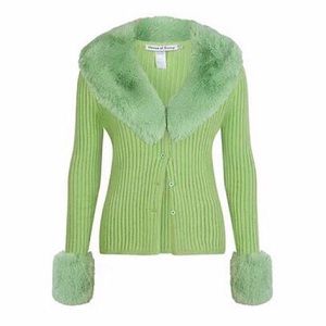 House of sunny green peggy cardigan
